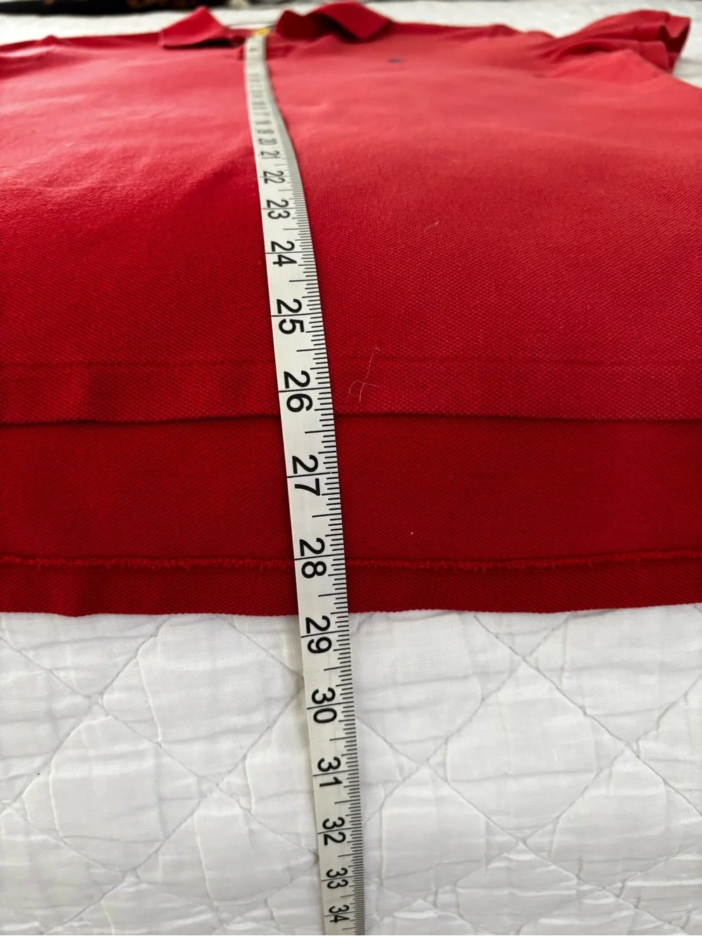 Ralph Lauren Red Polo with Navy Pony